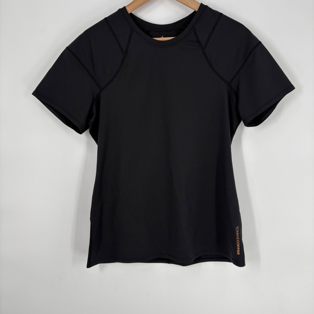 Tommie Copper Mens‎ 2XL Black Compression Short Sleeve Performance Shirt 0977WR